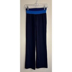 PATAGONIA Pliant Flare Yoga Pants Women XS Navy Blue Stretch Activewear Gym